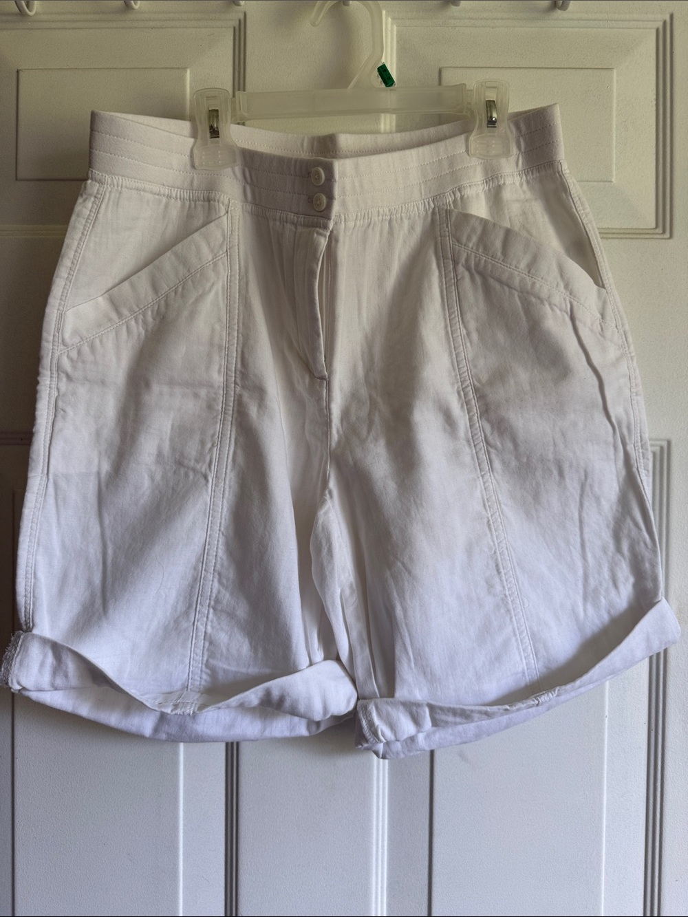 J. Jill White Casual High-Waist Bermudas
